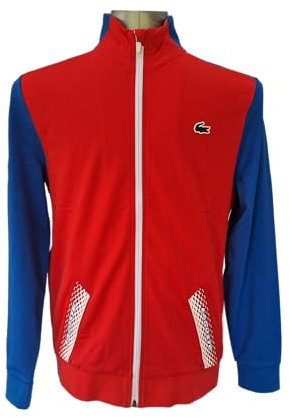 Lacoste SH1599 Veste de sport pour homme Rouge, Rouge, XL