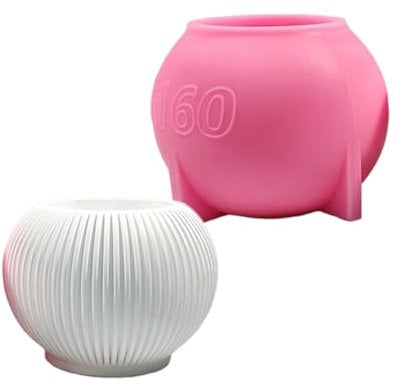 Stripe Vase Silicona Molde Poetas Flores Hacen Moldes Practicantes Moldes Resina Epoxi Para Decoraciones Bodas Y Fiestas