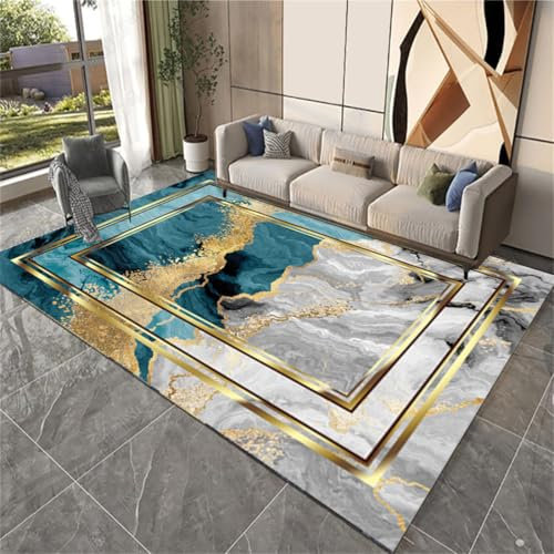 RUGMRZ Deko Tisch Wohnzimmer Teppich 170X240Cm Waschbarer Läufer 34 Grau Kamin Bodenbeläge Für Balkon Modernes Und Minimalistisches Sofa Schlafzimmer