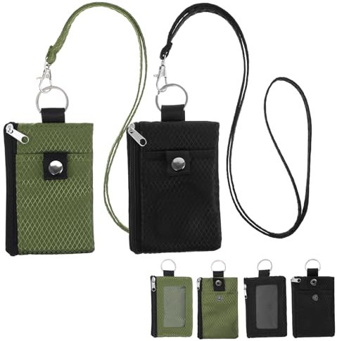 2Stück Brustbeutel mit RFID Schutz Anti-Diebstahl Unisex Reisegeldbeutel Weicher Brustbeutel Reisen Wasserdicht Umhängebeutel Tasche Verstellbarem Diebstahlsicher Brusttasche für Passport Kreditkarten