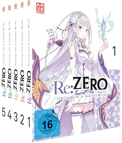 Re:ZERO - Starting Life in Another World - Staffel 1 - Gesamtausgabe - Bundle - Vol.1-5 - [DVD]