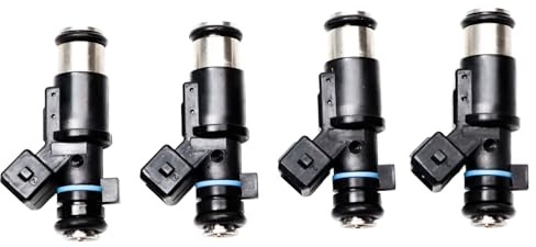 Luotahric 4Pcs Kraftstoff Einspritzventil Injektor 1984E0 Kompatibel mit Peugeot 206 306 307 1007 Partner Citr-oën 1.4 Berlingo C2 C3 Xsara 0280156357 348001 01F002A FI1042