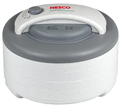 Nesco FD-60 Snackmaster Express Dehydrator Food, Plastic, 500 W, White