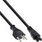 InLine 16656C Netzkabel für Notebook, Schweiz, 3pol Kupplung, 2m