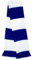 Result Winter Essentials Team Sportswear Schal - Farbe: Royal/White - Offizielles Lizenzprodukt mit Quasten - 100% Acryl - Unisex - Einheitsgröße - Fußball-Fans