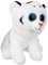 TY T90219 Tundra White Tiger Animals 90219-Tundra-Tiger mit Glitzeraugen, Grau