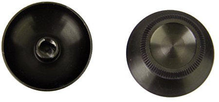 Générique Remplacement 1 Paire Joysticks Métalliques pour Manette PS4 Xbox One - Noir Brun