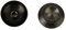 Générique Remplacement 1 Paire Joysticks Métalliques pour Manette PS4 Xbox One - Noir Brun