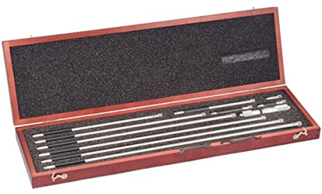 Starrett 823EZTubular - Juego de micrometros en el interior, gama de 4 a 40 pulgadas