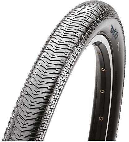 Msc Bikes Cubierta Maxxis Dth BMX 20x1-1/8 Rigida 28-451 Bicicleta, Unisex Adulto, Negro (Negro), 20 X 1 1/8