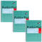 Pukka Pad, A5 Metallic Jotta notizbuch 3er-Pack für Zuhause, Schule und Büro – 15 x 21 cm – spiralbindung Notizbuch mit 8 mm Liniert und 80 g/m² Papier – mit perforierten Kanten – 200 Seiten, grün