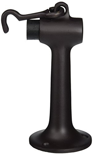 Deltana DSF630U10B 6-Inch with Hook and Eye HD Floor Mount Bumper