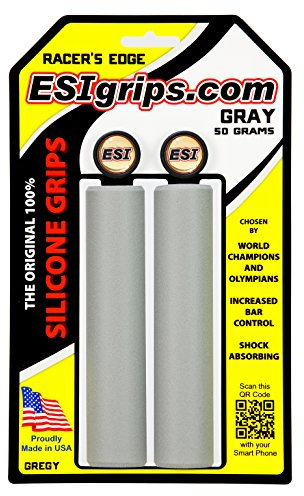 ESI Grips MTB Racer's Edge, Grips, 130mm, Grey, one size