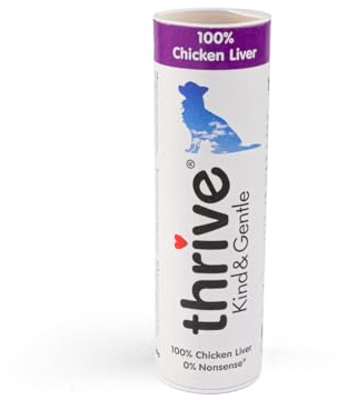 thrive Dog KIND & GENTLE 100% CHICKEN LIVER TREATS (PACK OF 4)