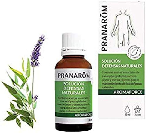 Pranarôm Aromaforce Solución Defensas Naturales Multiusos 30 ml | Sinergia de aceites esenciales puros · Purificación atmosférica y confort respiratorio · 100% puro y natural