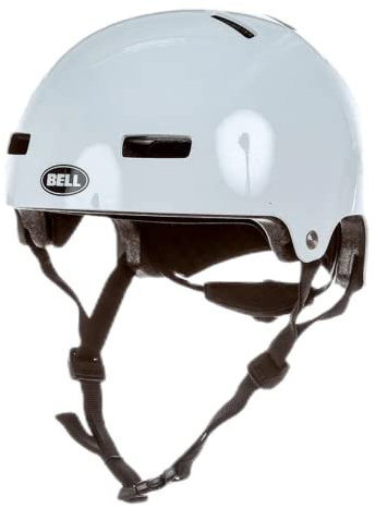 Bell - Local SOLID CE Helme - Erwachsene Unisex - Schutzausrüstung, Fahrradhelm, BMX-Helm, BMX-Schutzhelm, Weiß, L