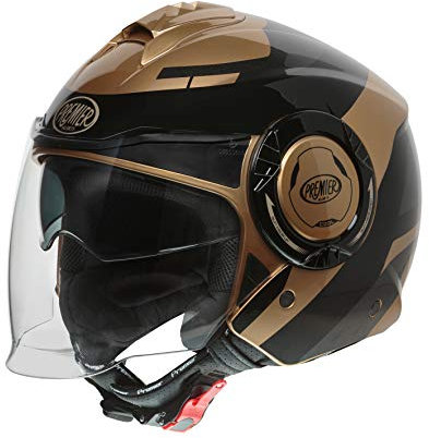 Premier HELM COOL OPT 19,SCHWARZ/GOLD,L
