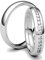 Kolibri Rings - Freundschaftsringe Paarpreis Silber 925 Massiv Nickelfrei 15 Zirkonia Steine Trauringe Eheringe Partnerringe 100% Made in Germany- Inkl. Etui + Gravur