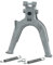 Venandi Set Hauptständer, 3 Größen 240mm Original, 265mm, 290mm, Kippständer in U-Form, Motorradständer, Verstärkt & Verlängert, Für Simson S50, S51, S53, Seitenständer:25mm Verlängerung