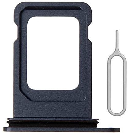 Perzework SIM Card Tray Holder Slot Replacement for iPhone 12 Pro and iPhone 12 Pro Max (Graphite) with Waterproof Rubber Ring and Eject Pin (Single Sim Version)