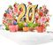 GREETING ART 20. Geburtstagskarte, Blume Pop Up Grußkarten, 3D Pop Up Karte Geburtstag Grußkarte, Geburtstagskarten mit Umschlag für Frauen Mütter Mädchen Männer Freunde Romantik Geschenk-Karte