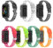 Tyogeephy Bracelet pour Honor band 7/band 6, Bracelet Honor band 7/band 6 Fitness Bande de Remplacement en Silicone Strap Extensible Compatible avec Honor band 7/band 6