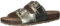 MARCO TOZZI Damen Pantoletten aus Leder Lack, Beige (Platinum), 40 EU
