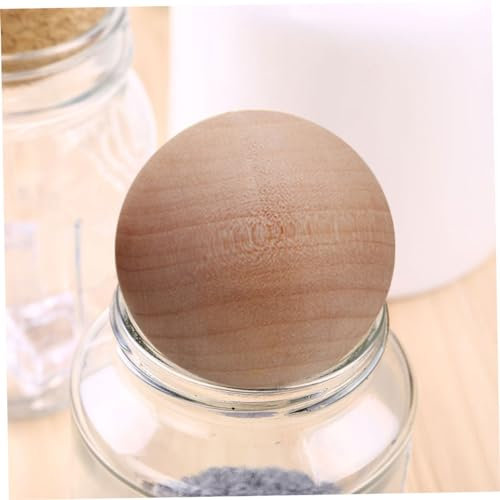 Hemore Cork STOPPERS, 5 cm/2 Pollici Vino in Legno Ball in Sughero, Sostituzione del Tappo per Decanter per la Bottiglia di caraffa Decanter