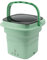 Machine à Laver Portable, Conception Intégrée, Mini Laveuse Pliable de 10 L, Nettoyage en Profondeur des Sous-vêtements, Chaussettes, Tissus pour bébé, pour Camping-car, (GREEN)
