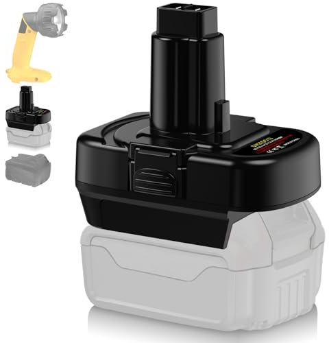 Laimiao Battery Adapter for Dewalt 20v Convert to for Dewalt 12V-14.4V Ni-MH Battery, Convert for Dewalt 20v Battery to 12V-14.4 Ni-MH Battery Tools(Only Adapter)