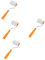 jojofuny Debulleur 4 Pièces Ciment Autolissant Xoutil Rouleuse Cannage Rouleau Outil De Démoussage De Sol En Ciment Rouleau à Pointes Autonivelant Rouleau à Pointes Pour Chape Autonivelante Plastique