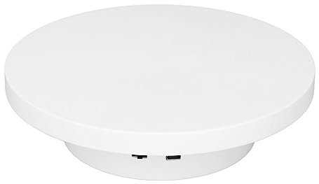 Rotating Display Stand, Turn Table Display Stand 360 Degree Motorized Turntable Display Stand Photography Turntable for Photography Products Shows, Jewelry, Watch (abs 2)