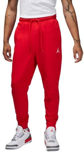 Jordan Herren Jogginghose Essentials Fleece Pants (DE/NL/SE/PL, Alphanumerisch, XL, Regular, Regular, Rot)