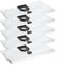 EpheyFIF Lot de 5 sacs à poussière pour aspirateur Karcher 2.889-154.0 NT 30/1 30 L 30 L 30 L Sacs à poussière en tissu non tissé