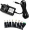JZK 9V 2A Power adapter with 8 Tips, 9 V Adaptor, 9 volt 2 amp DC power adapter charging cable, AC Adapter for Printer, CCTV Camera, LED Strip Lights, Router