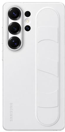 Samsung Standing Grip Smartphone Case EF-GS938 für Galaxy S25 Ultra, Handy-Hülle, Fingerhalterung, Schlankes Design, Weiß