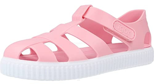 Igor Cangrejeras Tipo Zapatillas Tira Adherente Talla 20 Color Rosa