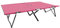 Myheimly Doppelliege Klappbar Rosa Stahl