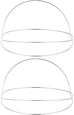 PACKOVE 2 Stück Teiliges Diy Tiara Zubehör Kronenrahmen für Kopfschmuck Basteln Lagiger Haarreif Base Langlebig und Leicht für Hochzeiten Partys und Brautaccessoires