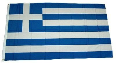 Flaggenking Griechenland Flagge/Fahne - wetterfest, mehrfarbig, 150 x 90 x 1 cm