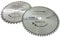 2pc 300mm x 30mm TCT circular saw blades 40 and 60 teeth with adapter ring TE517