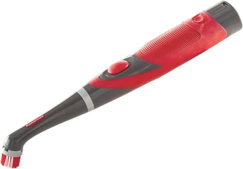 Rubbermaid Power Scrubber with All-Purpose Grout Head, Gray, 1PC