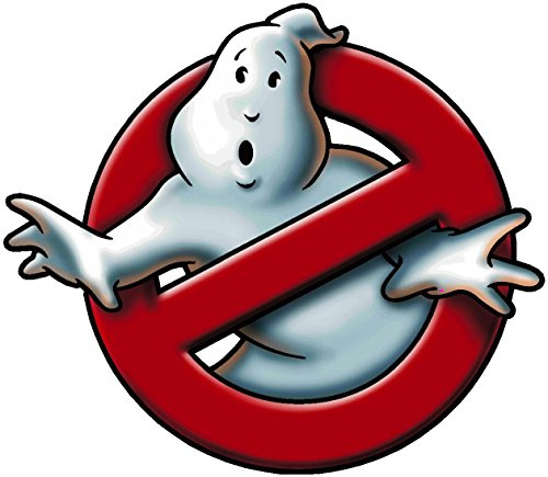 Solo Signs UK, Ghostbusters-Logo-Aufkleber, Vinyl, bedruckt, SS40009, Vinyl, Medium 200mm x 230mm