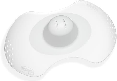Chicco Paracapezzoli in Silicone, Taglia S/M, Bianco