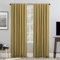 Sun Zero Greyson Vorhang aus Dupioni-Seide, Thermo-Effekt, Verdunkelung, 127 x 213,4 cm, goldfarben