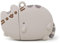 iFace x Pusheen lizenzierte Serie TPU Schutzhülle für Airpods 1/2 Hülle [Karabiner Clip enthalten] [Kabelloses Laden kompatibel] - liegend
