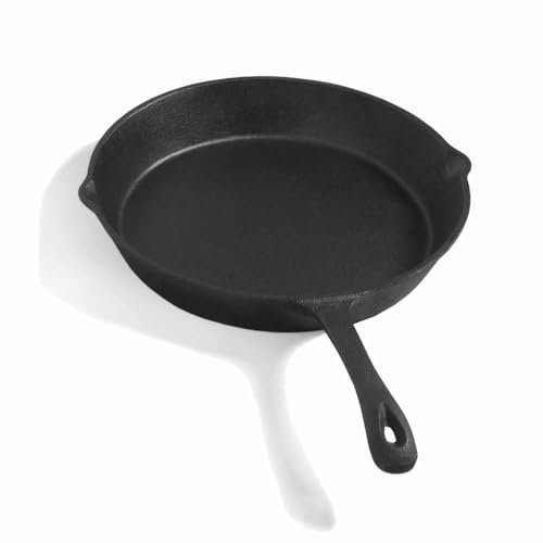 CookKing Gusseisenpfanne Pfanne Dutch Oven - Antihaft Pfanne - Grillpfanne Bratpfanne Ø30cm