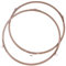 LxwSin Anillo Rodillo Microondas, Anillo Giratorio Microondas, 2 PCS Anillo Bandeja Microondas, Anillo Soporte Giratorio Microondas, Universal Soporte de Microondas para Bandeja Placa Vidrio (22cm)