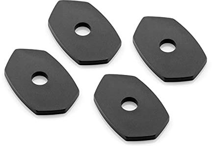 Motorrad Binker Adapterplatten Hochwertige Blinkerplatten Montageplatten Alu Aluminium Passend für (Kawasaki Z 650 - Z 800 - Z 750 R - Z 900 - Z 1000 - ER 6 N - F Versys - X 250 / 300 (SA0801)