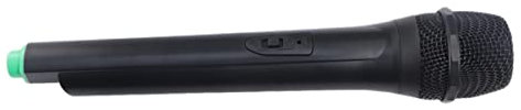 Simulated Wireless Microphone Prop for Kids and Adults - Stage Performance Toy for Lip-Synching, Parent-Child Interaction, and Party Use - Black Bottom Random Color